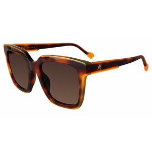 YALEA SUN SYA076 Sunglasses DARK-HAVANA-ORANGE-0748 53mm